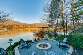 Hot Tub and Lakefront Deck Cabin in Blue Ridge Mtns
